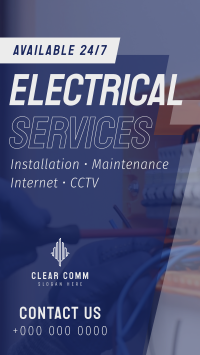 Electrical Repair and Maintenance Instagram story Image Preview