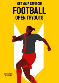 Soccer Tryouts Poster Image Preview
