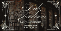 Dark Academia Study Playlist Facebook ad Image Preview