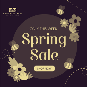 Spring Bee Sale Instagram post Image Preview