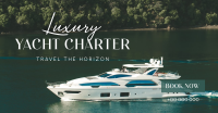 Luxury Yacht Charter Facebook Ad Design