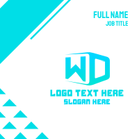 W & D Business Card Design