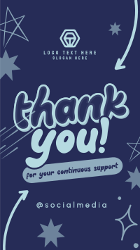 Quirky Thank you TikTok Video Preview