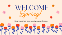 Welcome Spring Greeting YouTube Video Image Preview