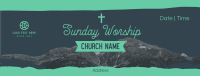 Church Sunday Worship Facebook cover Image Preview