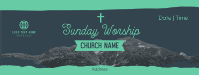 Church Sunday Worship Facebook cover Image Preview