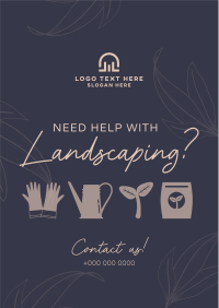 Minimalist Landscaping Flyer Image Preview