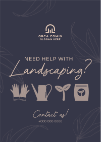 Minimalist Landscaping Flyer Image Preview