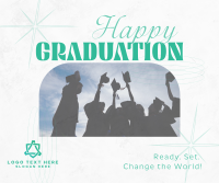 Happy Graduation Day Facebook Post Design