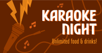 Karaoke Night Facebook Ad Design