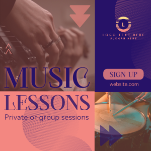 Cool Music Lessons Linkedin Post Image Preview