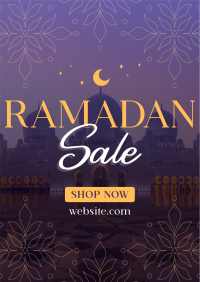Rustic Ramadan Sale Poster Image Preview