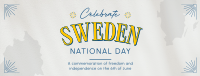 Conventional Sweden National Day Facebook Cover Image Preview