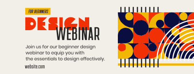 Beginner Design Webinar Facebook cover Image Preview