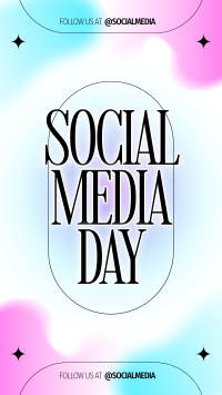 Minimalist Social Media Day TikTok video Image Preview