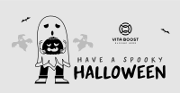 Trick or Treat Ghost Facebook ad Image Preview