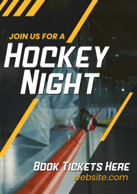 Ice Hockey Night Poster Image Preview