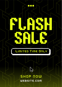 Electronics Flash Sale Poster Design