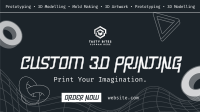 Agnostic Custom 3D Print Facebook Event Cover Image Preview