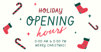 Quirky Holiday Opening Facebook ad Image Preview
