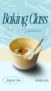 Beginner Baking Class Facebook story Image Preview