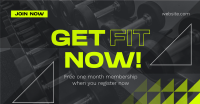 Edgy Fitness Gym Facebook ad Image Preview