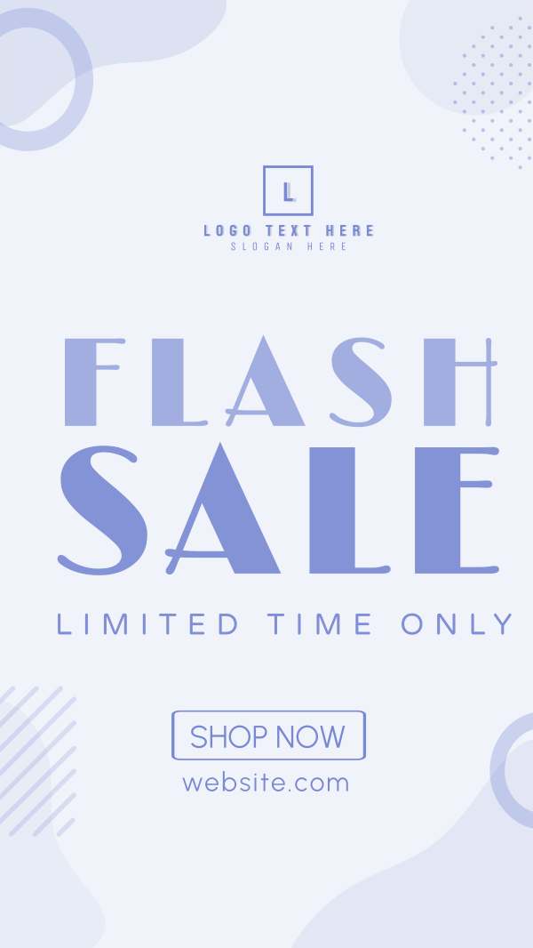 Memphis Flash Sale Instagram Story Design Image Preview