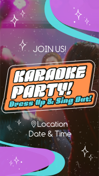 Karaoke Party Star Facebook Story Image Preview