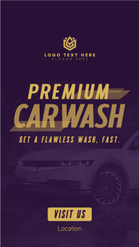 Premium Car Wash Instagram Reel Design