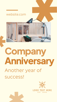 Minimalist Company Anniversary YouTube Short Preview