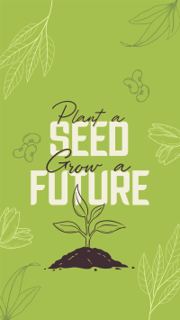 Earth Day Seed Planting Facebook story Image Preview
