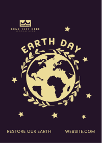 Restore Earth Day Flyer Image Preview