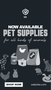 Quirky Pet Supplies Facebook Story Design