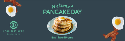 Breakfast Pancake Twitter header (cover) Image Preview