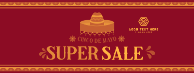 Cinco De Mayo Biggest Colorful Sale Facebook cover Image Preview