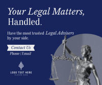 Legal Services Consultant Facebook Post Design