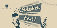 Oktoberfest Beer Promo Twitter post Image Preview