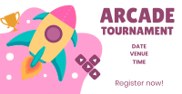 Arcade Tournament Facebook Ad Design