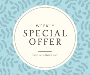 Special Offer Leaves Facebook post Image Preview