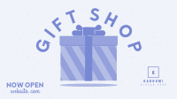 Retro Gift Shop Facebook Event Cover Design