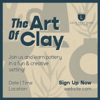 Clay Art Workshop Instagram Post Preview