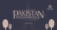 Pakistan Day Landmark Facebook ad Image Preview