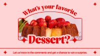 Fancy Dessert Day Facebook Event Cover Image Preview