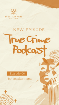 True Crime Podcast Instagram reel Image Preview