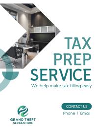 Simply Tax Poster Design