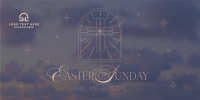 Holy Easter Twitter Post Design