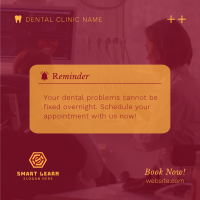 Dental Appointment Reminder Instagram post Image Preview
