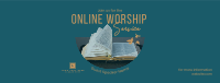 Online Worship Facebook cover Image Preview