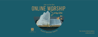 Online Worship Facebook cover Image Preview