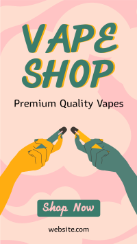 Premium Vapes Facebook story Image Preview